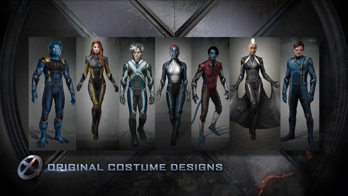 X Men Apocalypse Concept Art Shows Off The Mutants Final Costumes