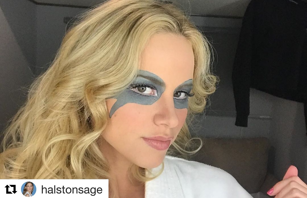 DARK PHOENIX: Halston Sage shared BTS photo of her in Dazzler makeup